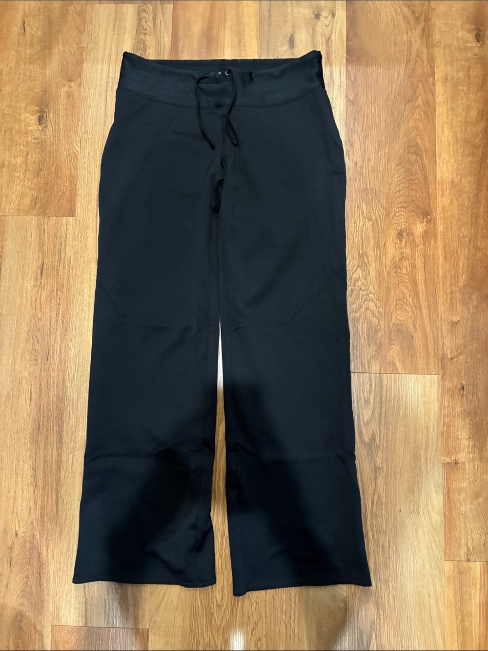 Columbia Womens Black Wide-Leg Drawstring Joggers